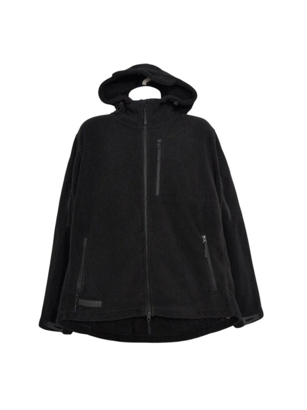 Baerskin Tactical Fleece Jacket Mens Size 2XL Black Hooded Gorpcore Outdoor